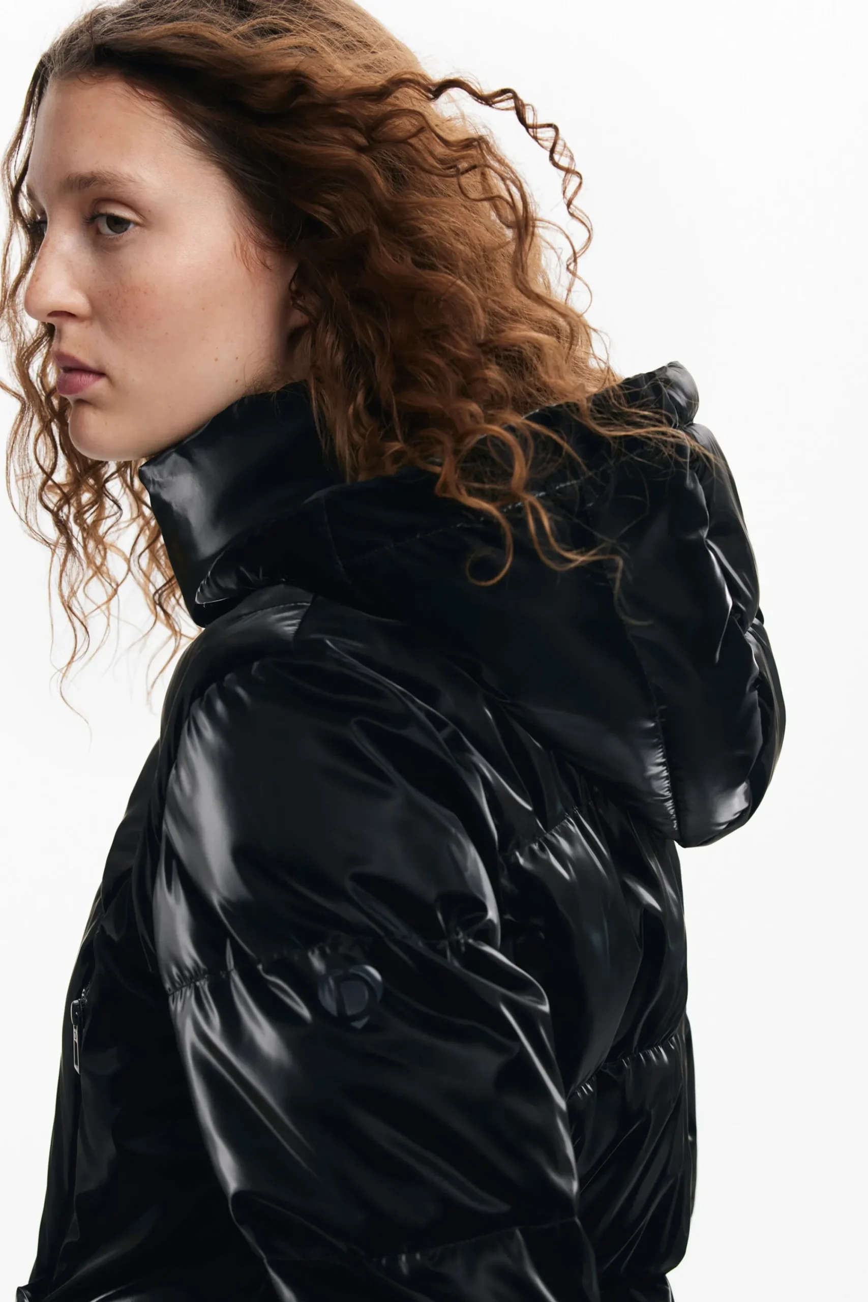 Abrigos Y Chaquetas-Desigual Abrigo acolchado capucha