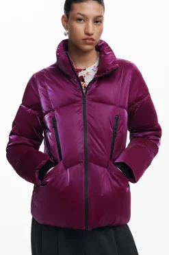 Abrigos Y Chaquetas-Desigual Abrigo acolchado capucha