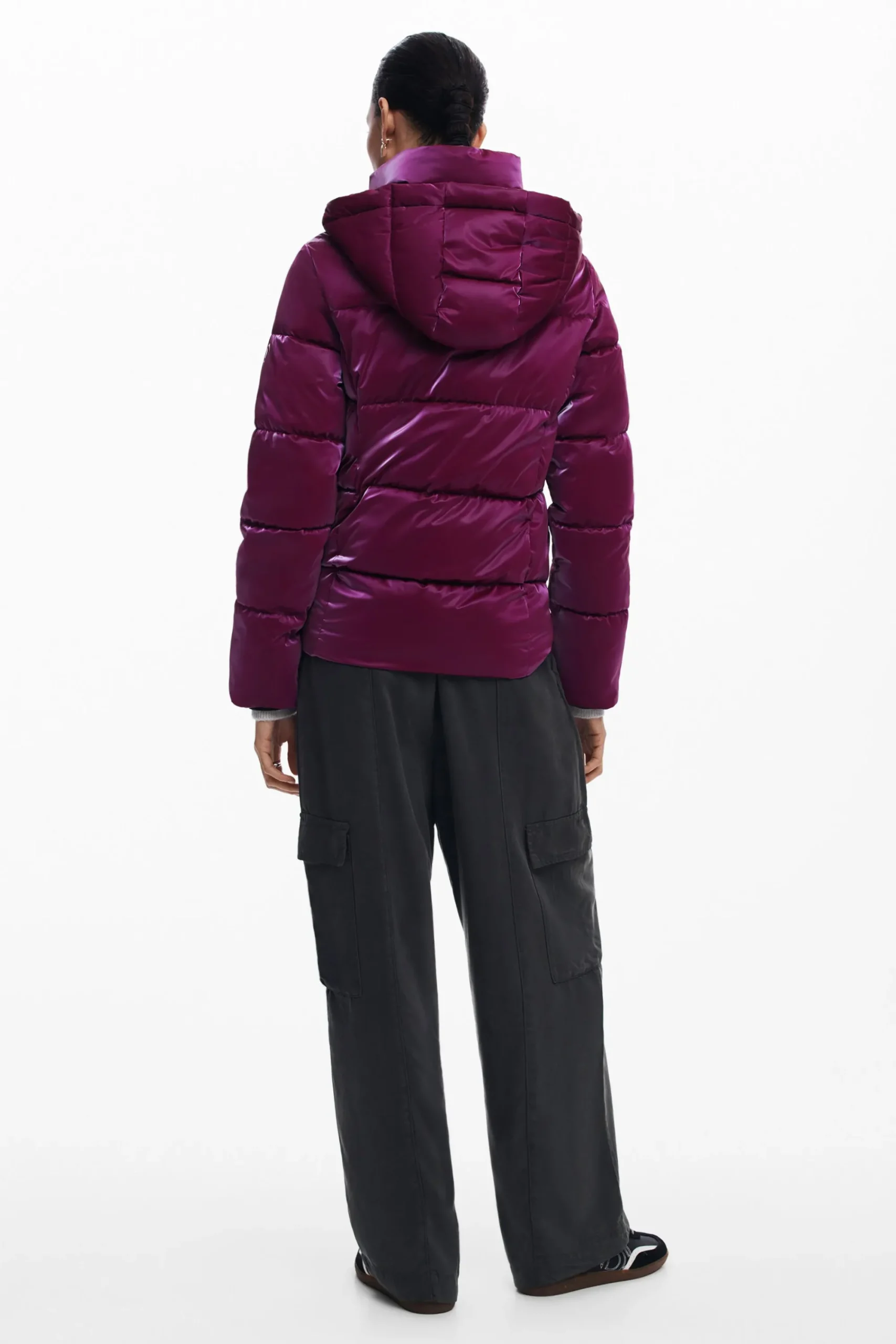Abrigos Y Chaquetas-Desigual Abrigo acolchado capucha