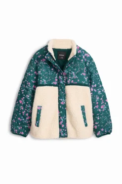 Abrigos Y Chaquetas-Desigual Abrigo acolchado combinado