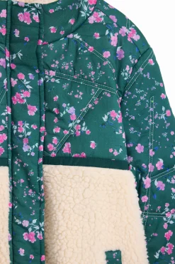 Abrigos Y Chaquetas-Desigual Abrigo acolchado combinado