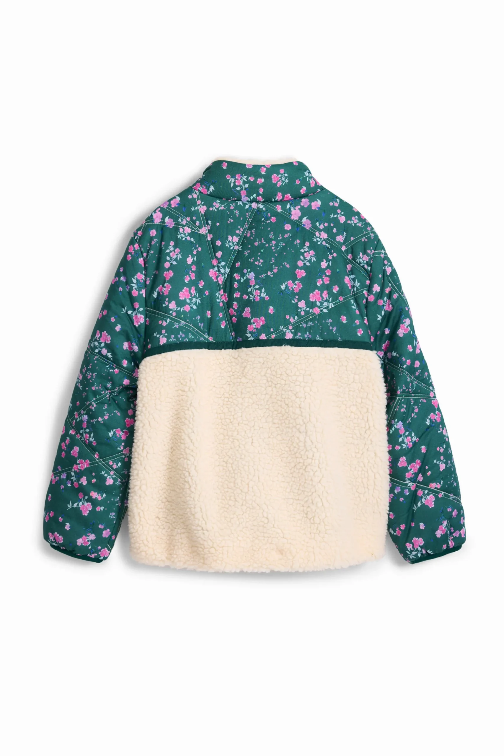Abrigos Y Chaquetas-Desigual Abrigo acolchado combinado