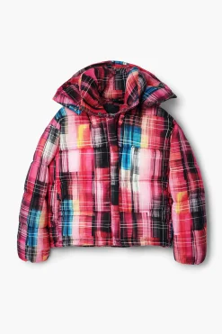 Abrigos Y Chaquetas-Desigual Abrigo acolchado cuadros