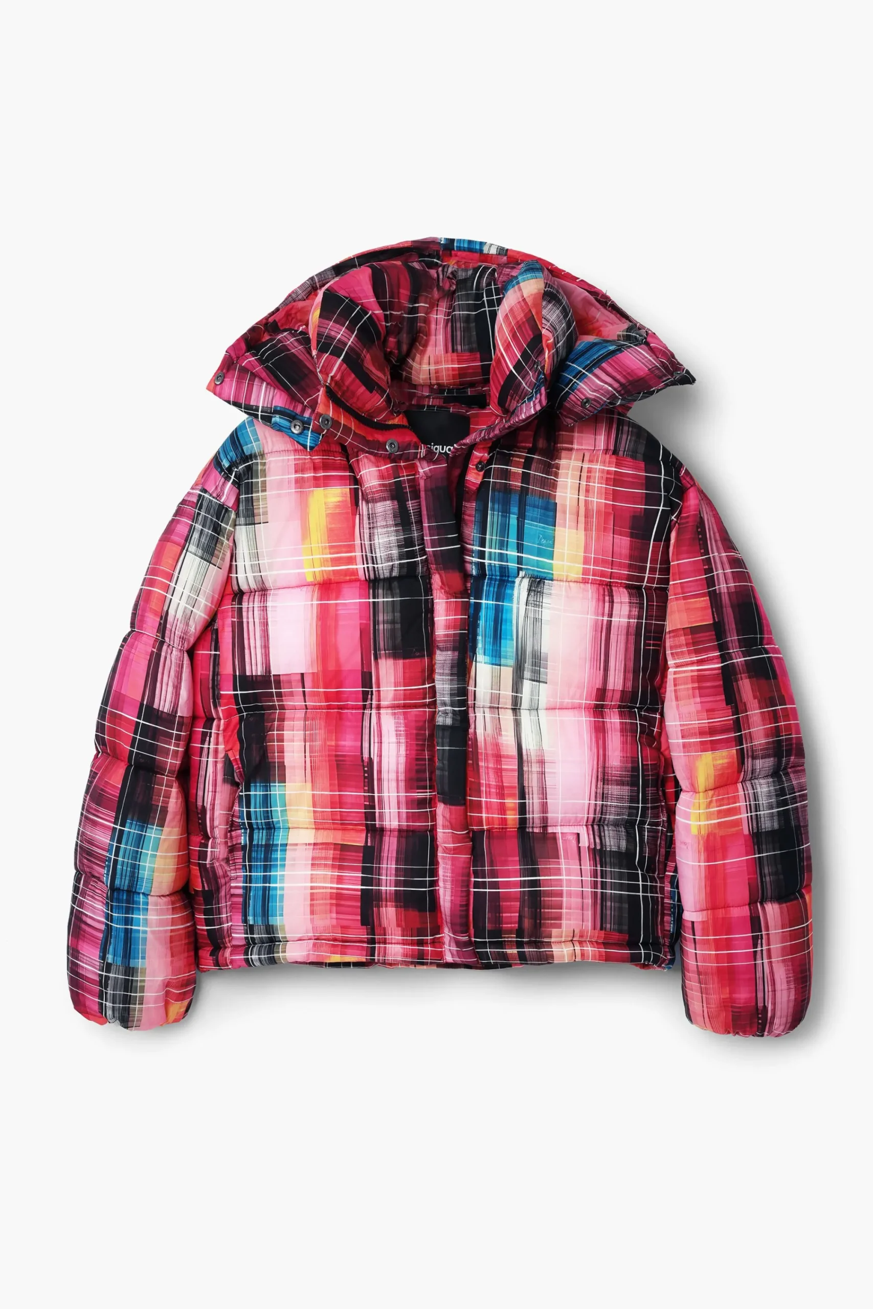 Abrigos Y Chaquetas-Desigual Abrigo acolchado cuadros
