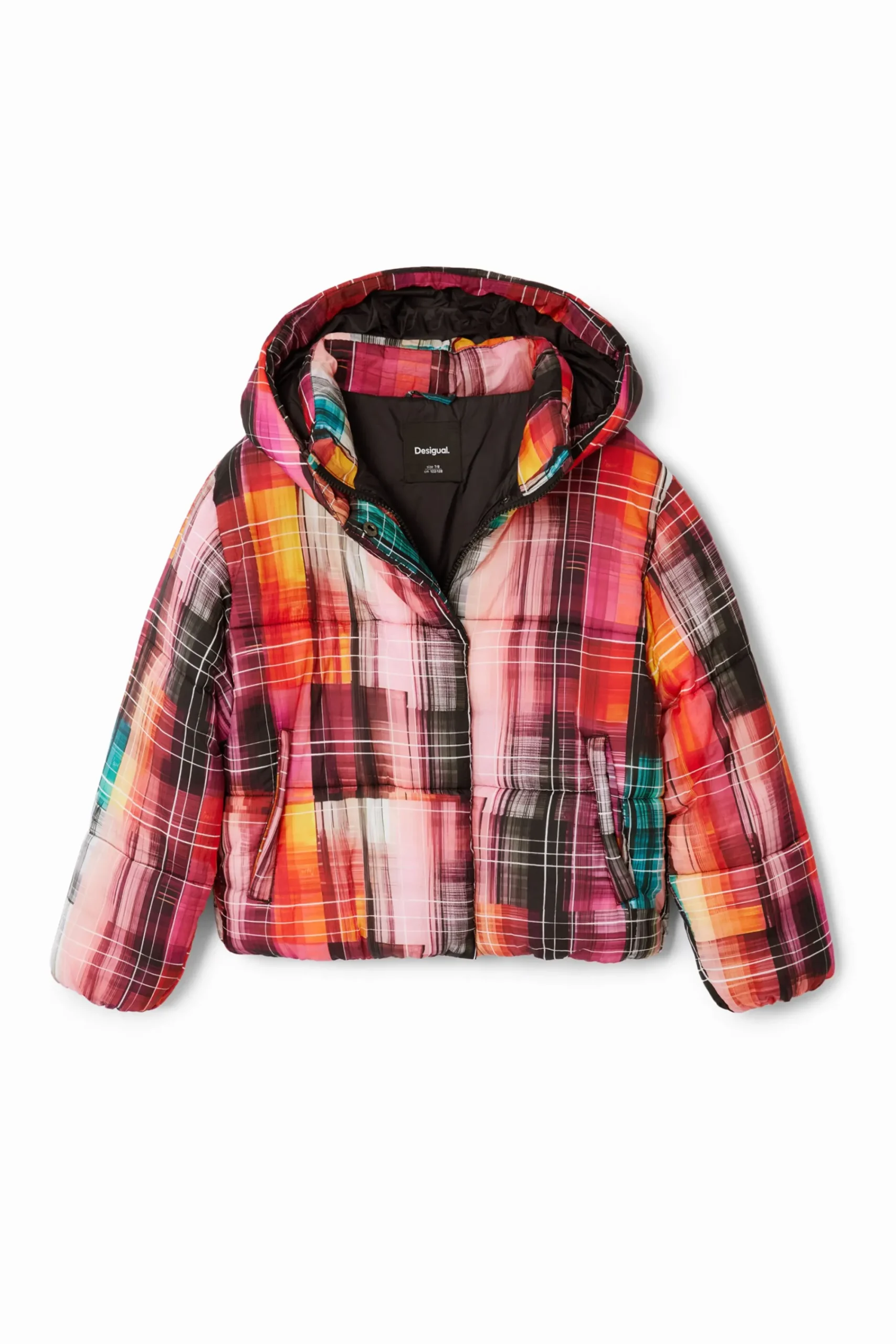 Abrigos Y Chaquetas-Desigual Abrigo acolchado estampado