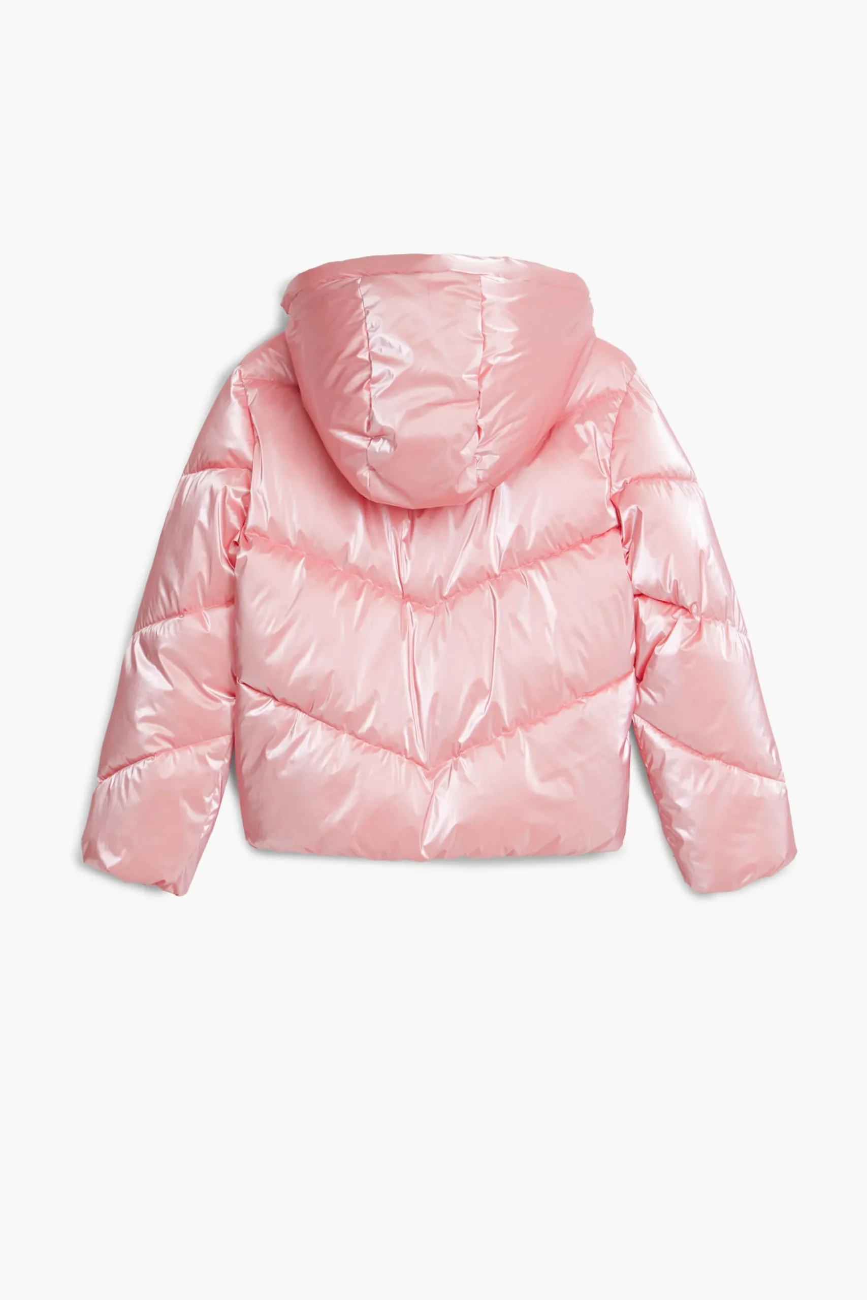 Abrigos Y Chaquetas-Desigual Abrigo acolchado metalizado capucha