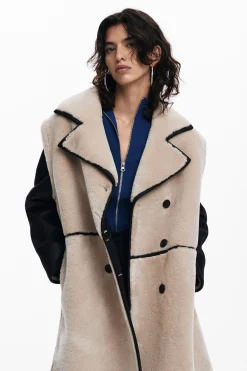 Abrigos Y Chaquetas-Desigual Abrigo desmontable