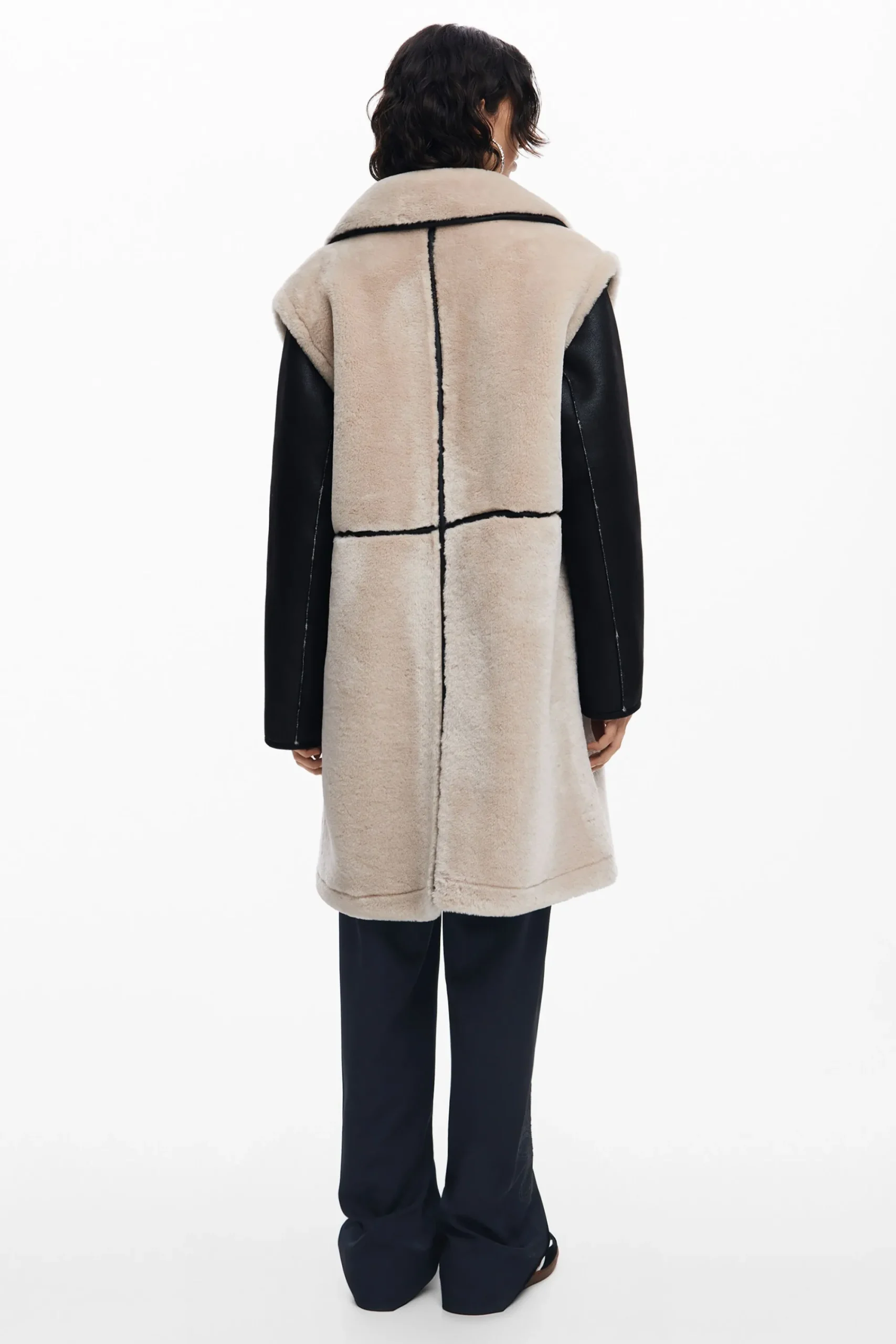 Abrigos Y Chaquetas-Desigual Abrigo desmontable