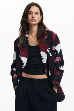 Abrigos Y Chaquetas-Desigual Abrigo floral M. Christian Lacroix