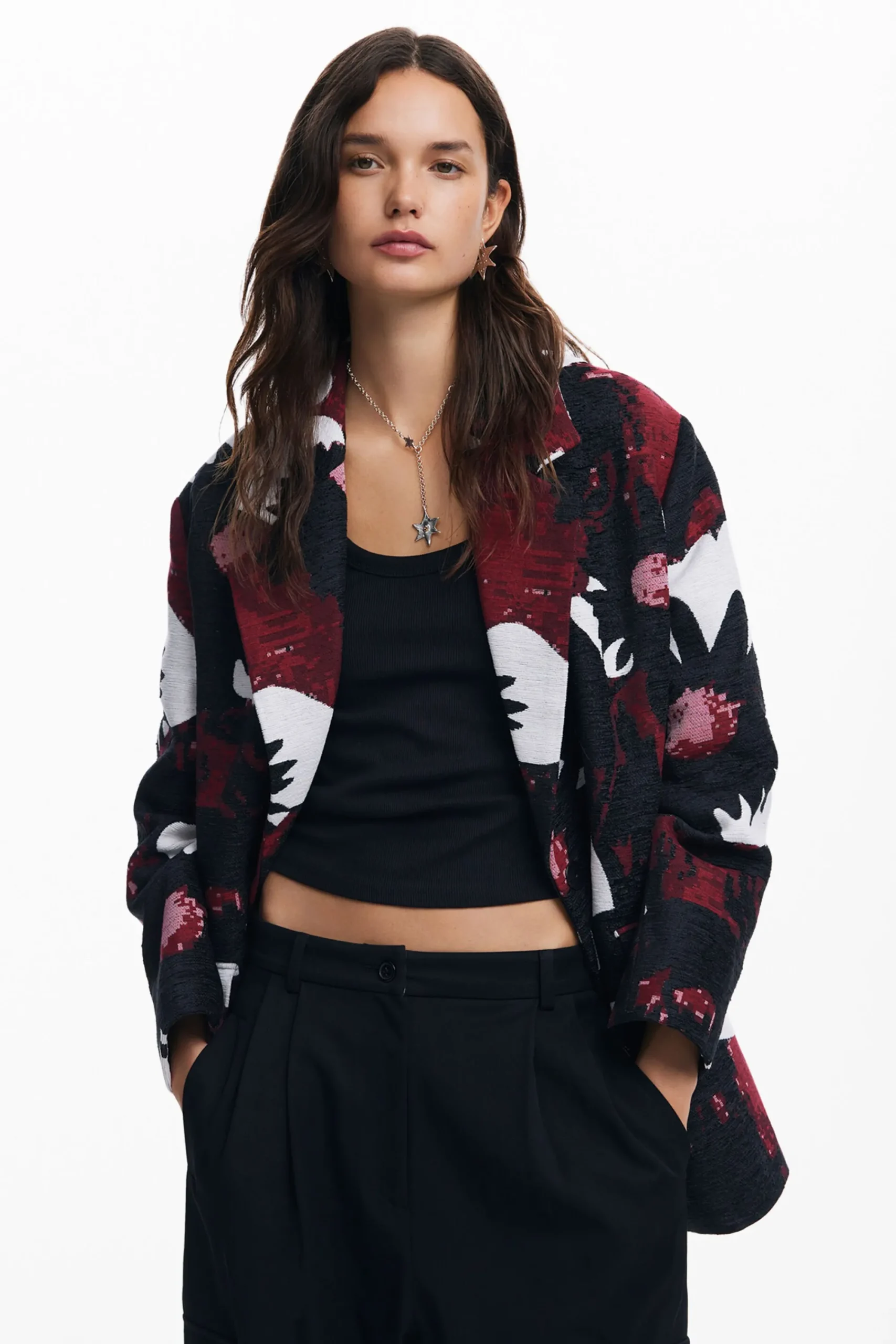 Abrigos Y Chaquetas-Desigual Abrigo floral M. Christian Lacroix