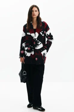 Abrigos Y Chaquetas-Desigual Abrigo floral M. Christian Lacroix