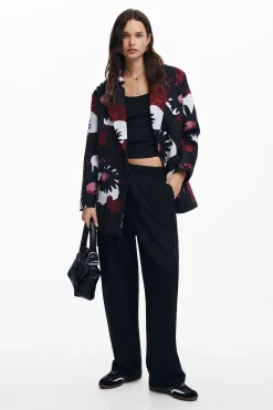 Abrigos Y Chaquetas-Desigual Abrigo floral M. Christian Lacroix