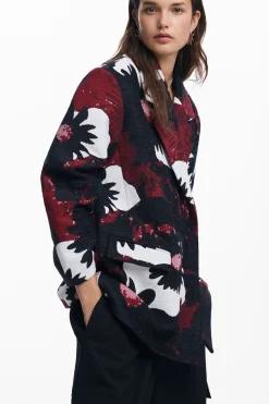 Abrigos Y Chaquetas-Desigual Abrigo floral M. Christian Lacroix