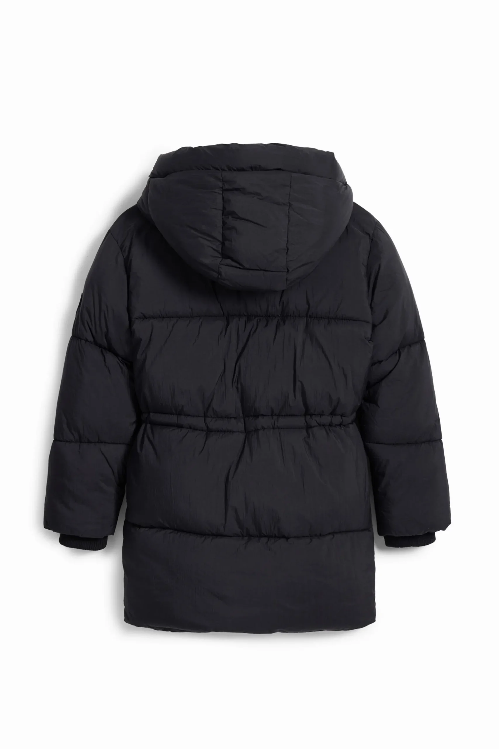 Abrigos Y Chaquetas-Desigual Abrigo largo gran capucha bolsillos