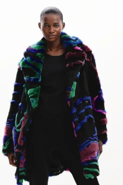 Abrigos Y Chaquetas-Desigual Abrigo pelo