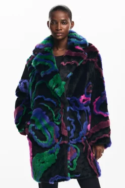 Abrigos Y Chaquetas-Desigual Abrigo pelo