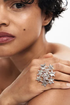 Joyería-Desigual Anillo de estrellas Zalio