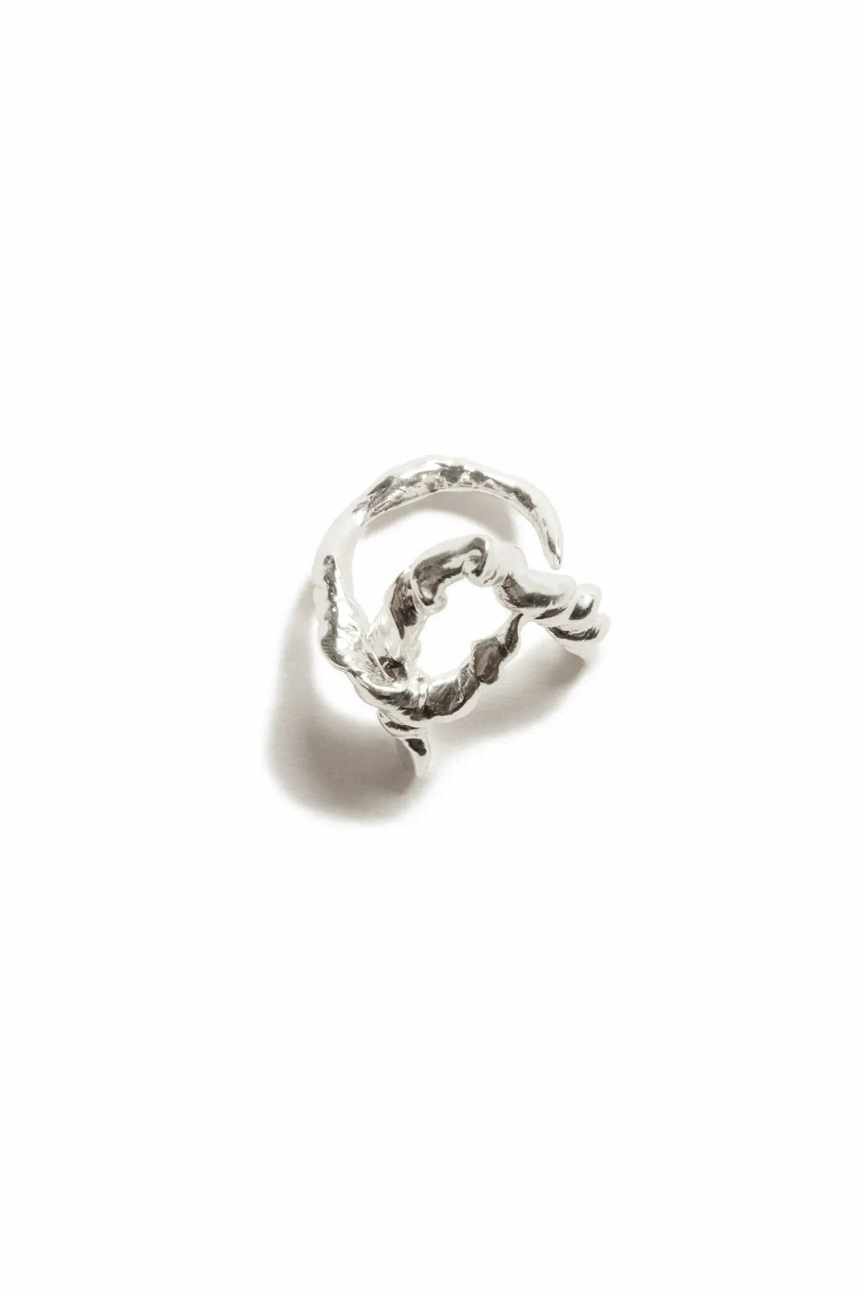 Joyería-Desigual Anillo letra A baño plata Zalio