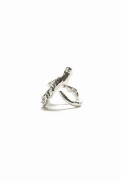 Joyería-Desigual Anillo letra A baño plata Zalio