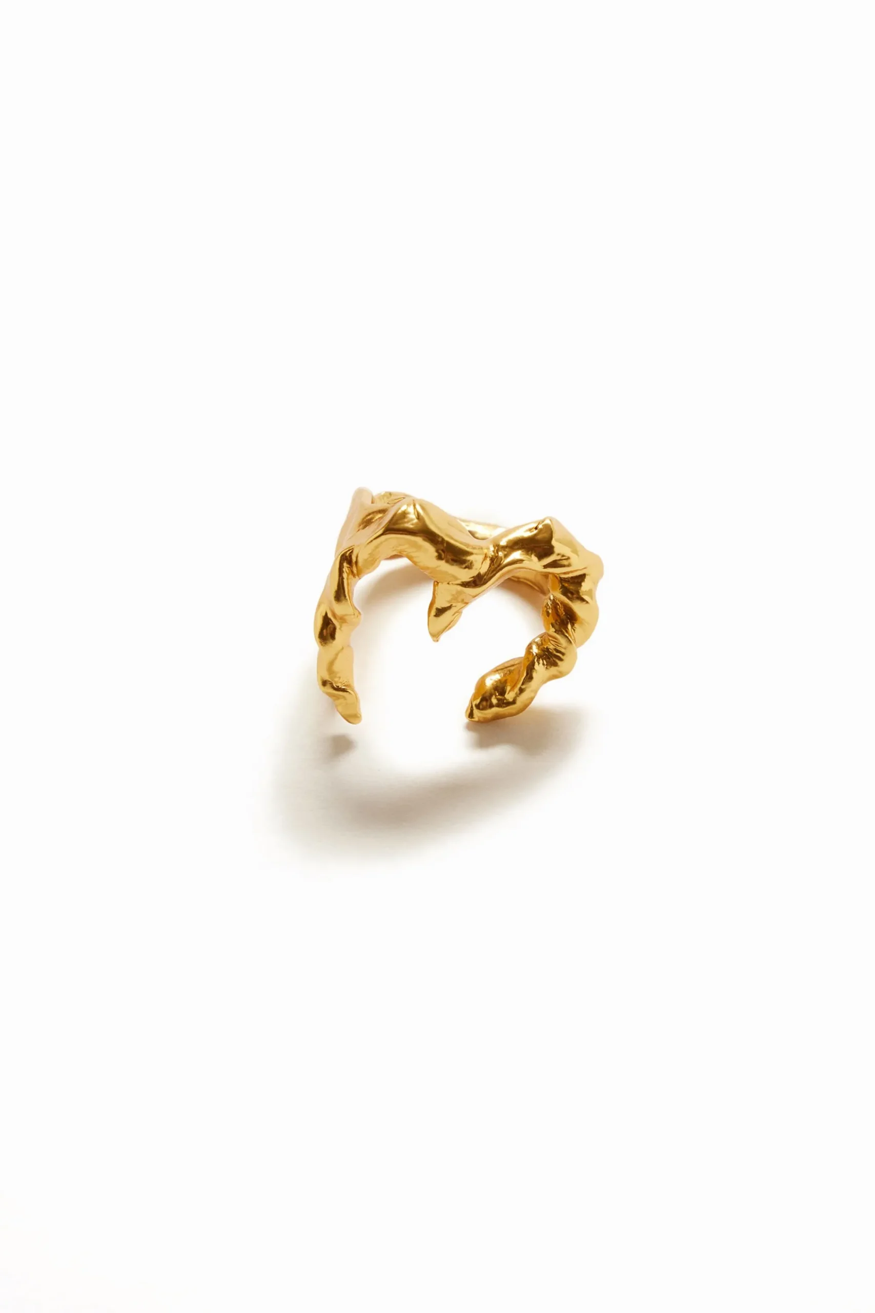 Joyería-Desigual Anillo letra M baño oro Zalio