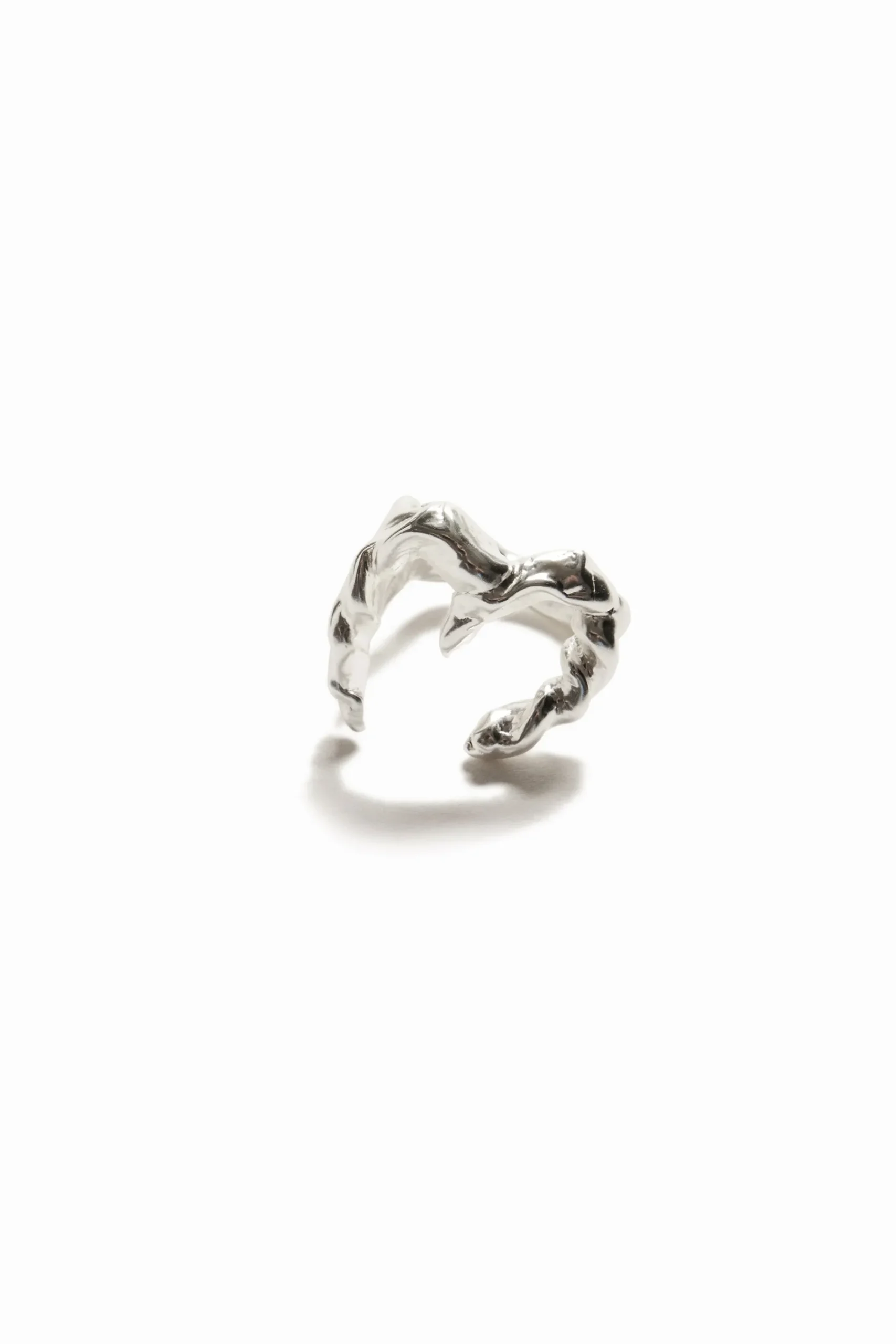 Joyería-Desigual Anillo letra M baño plata Zalio