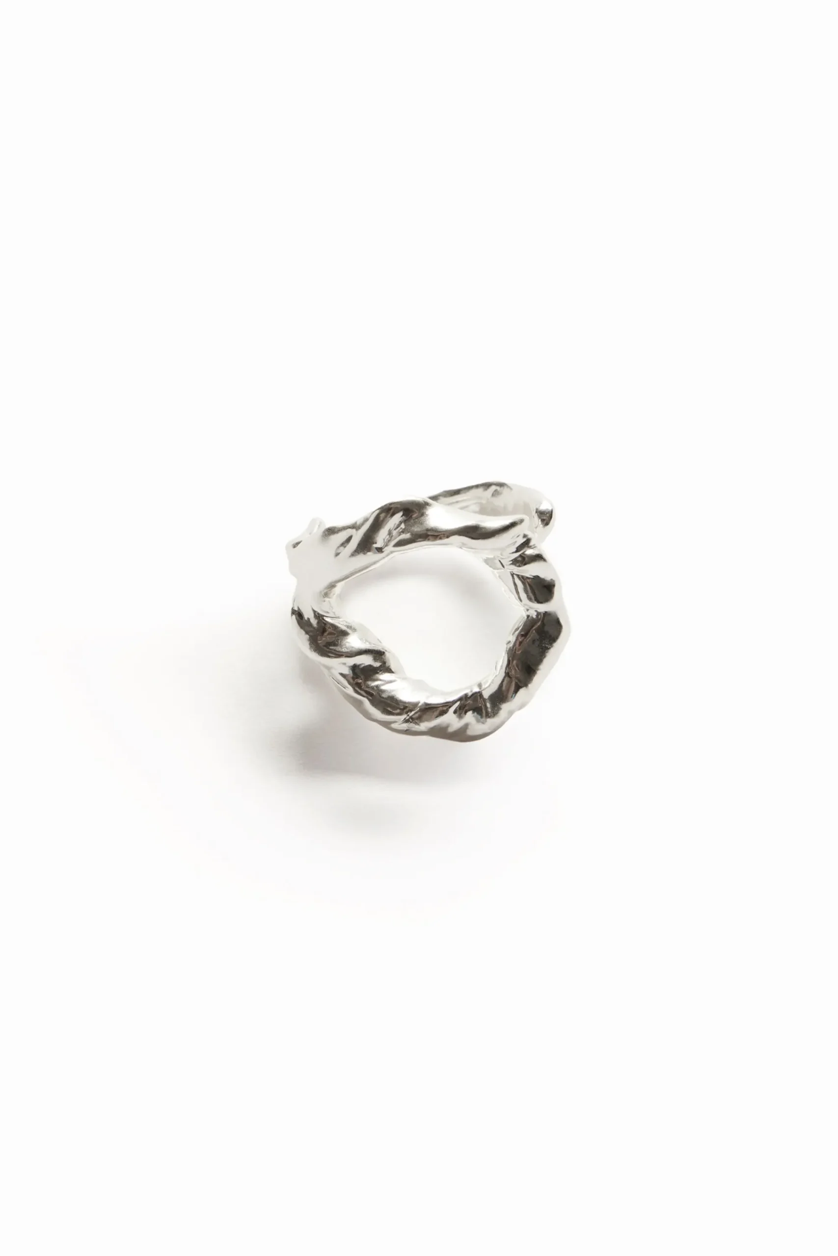 Joyería-Desigual Anillo letra O baño plata Zalio