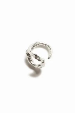 Joyería-Desigual Anillo letra O baño plata Zalio