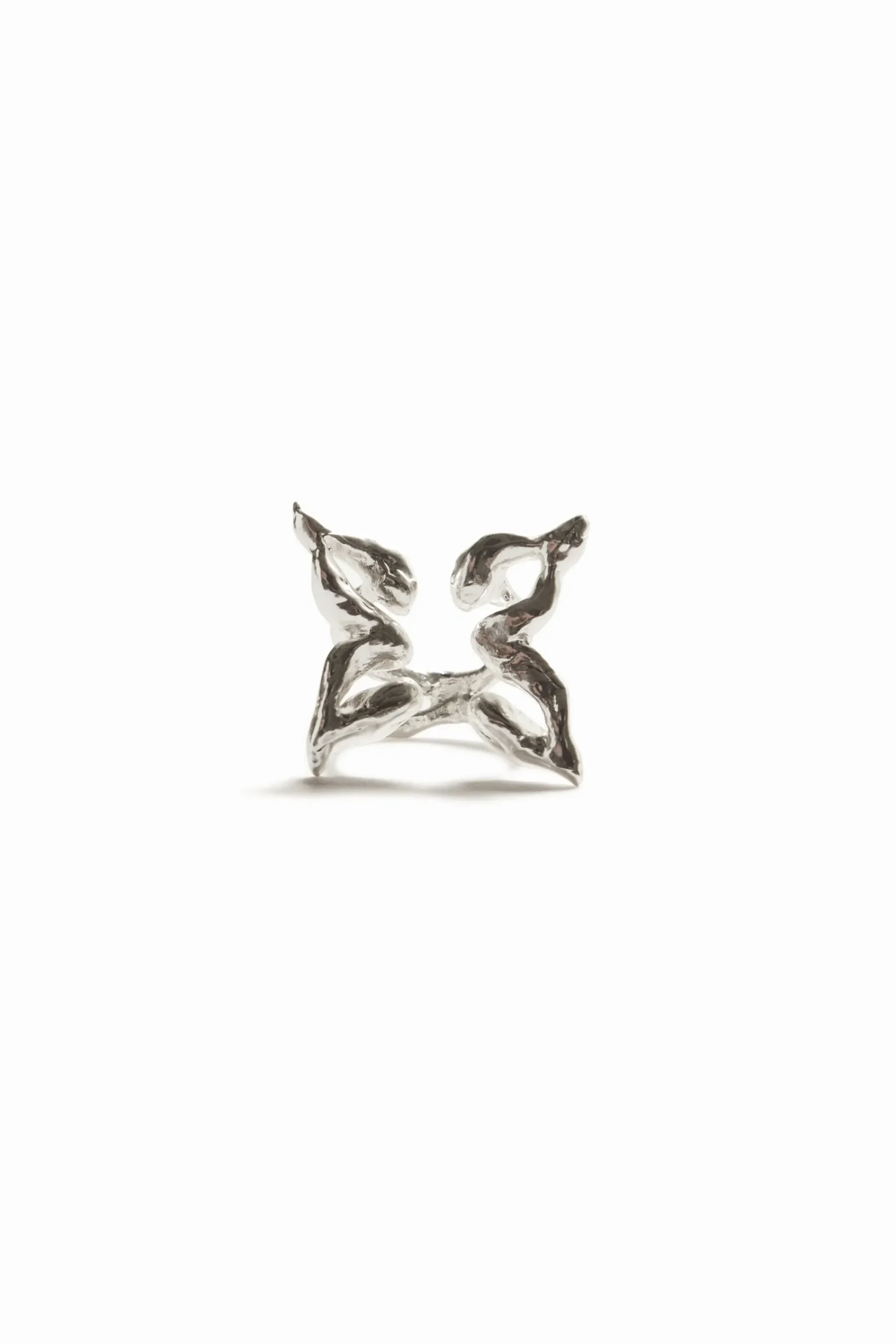 Joyería-Desigual Anillo mariposa baño plata Zalio