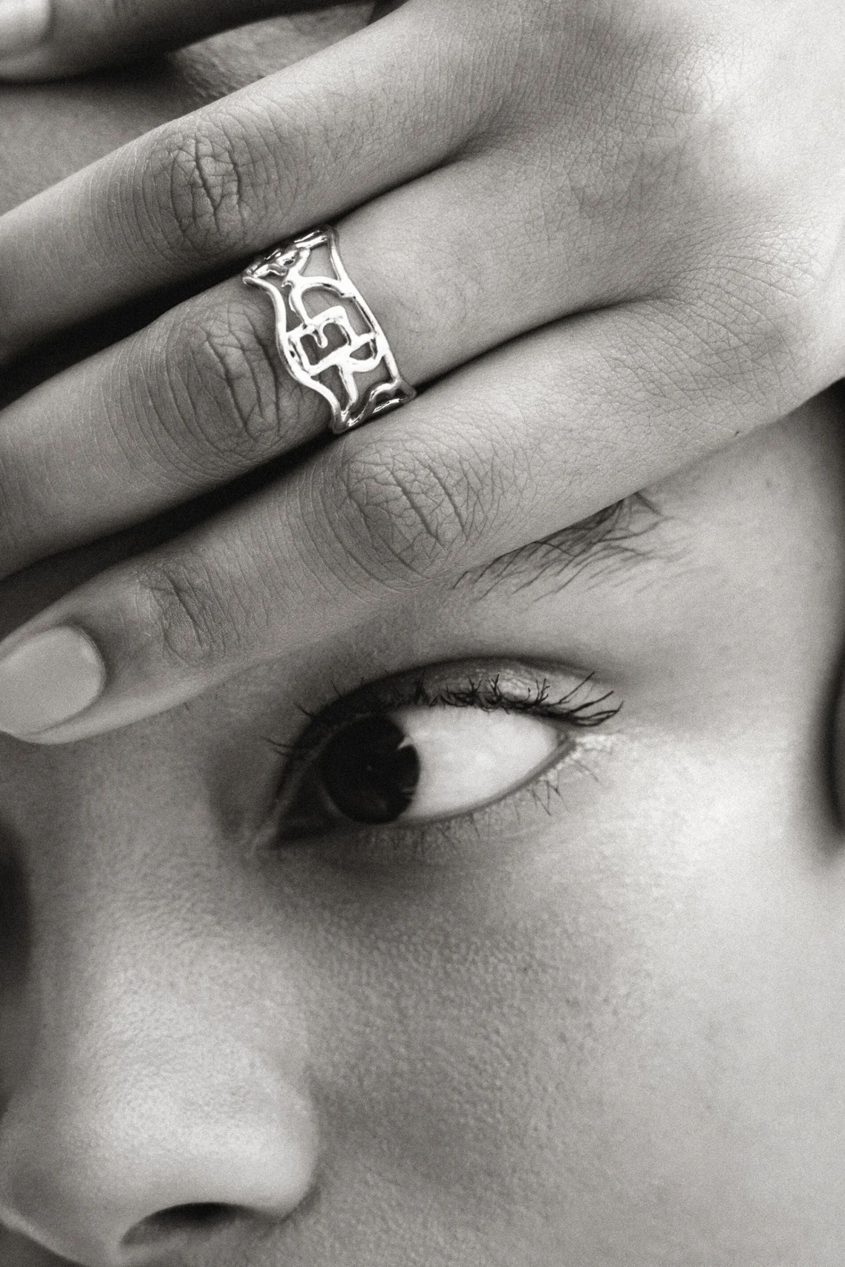 Joyería-Desigual Anillo mensaje baño oro Zalio