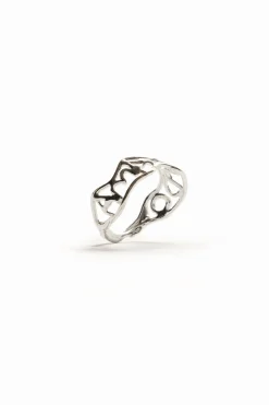 Joyería-Desigual Anillo mensaje baño plata Zalio