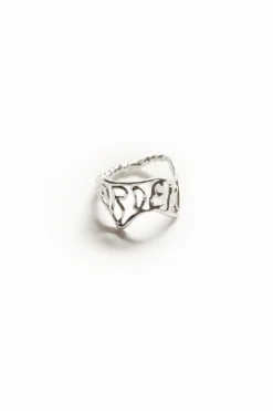 Joyería-Desigual Anillo mensaje baño plata Zalio