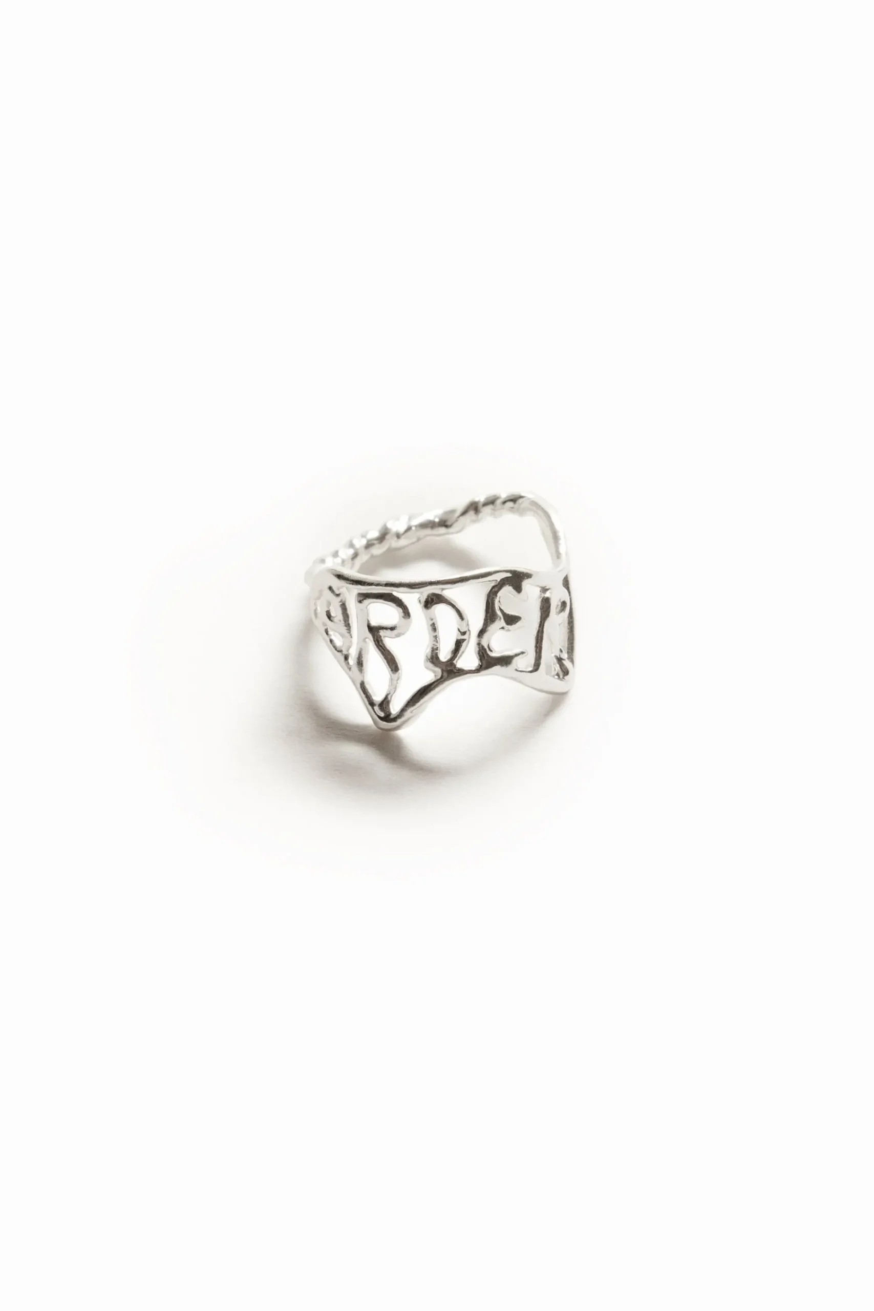 Joyería-Desigual Anillo mensaje baño plata Zalio