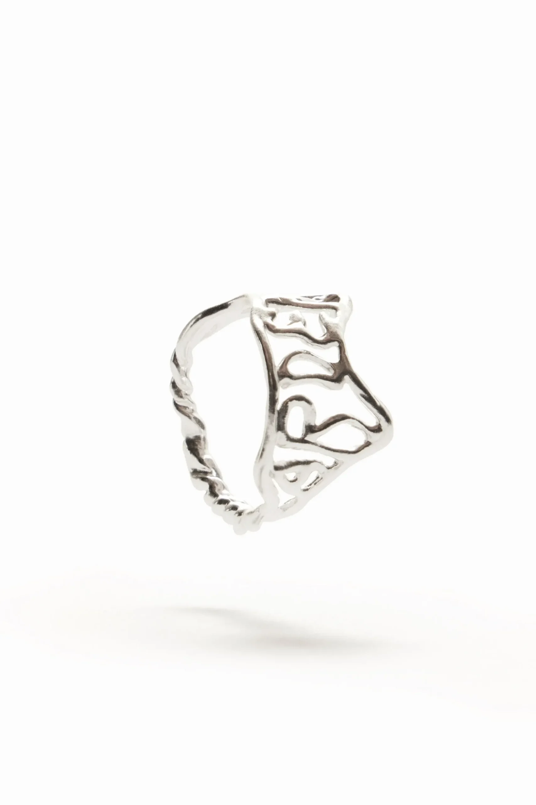 Joyería-Desigual Anillo mensaje baño plata Zalio