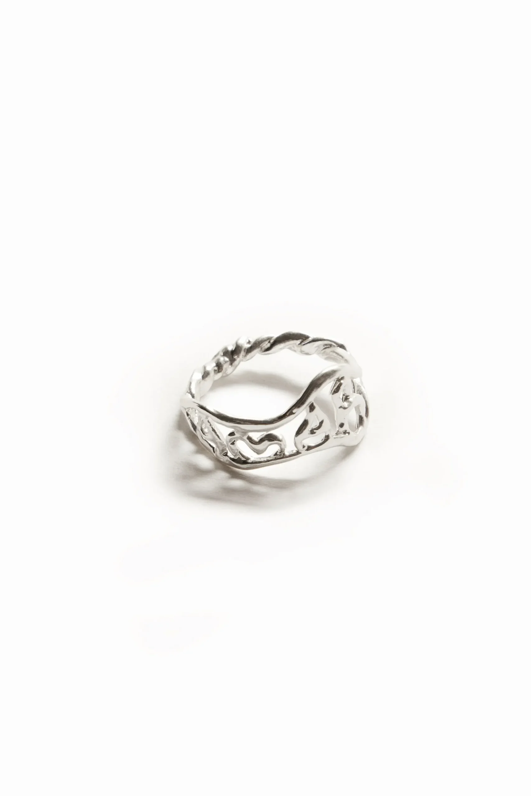 Joyería-Desigual Anillo mensaje baño plata Zalio