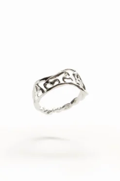 Joyería-Desigual Anillo mensaje baño plata Zalio