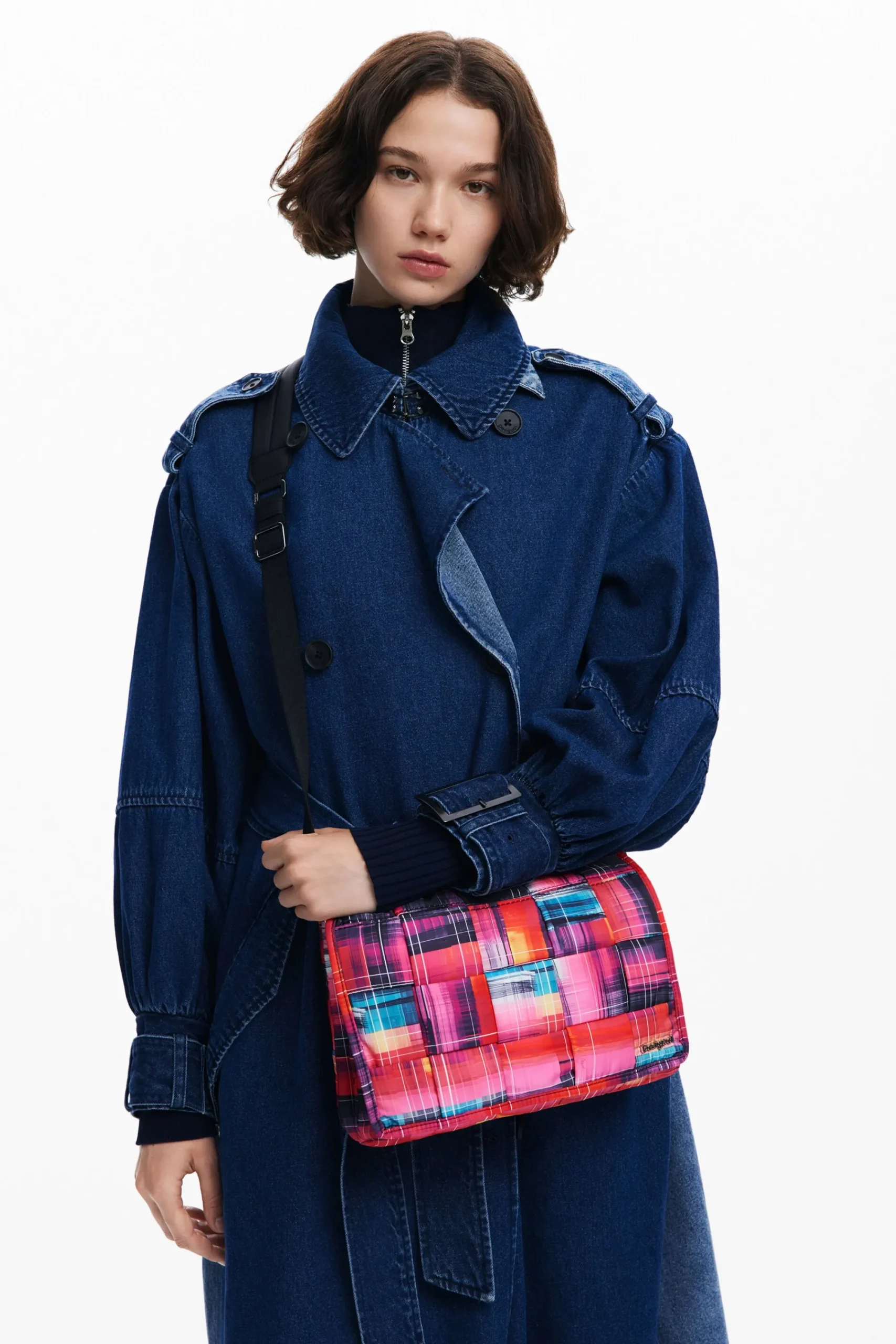 Bolsos|Bolsos Bandolera-Desigual Bandolera acolchada