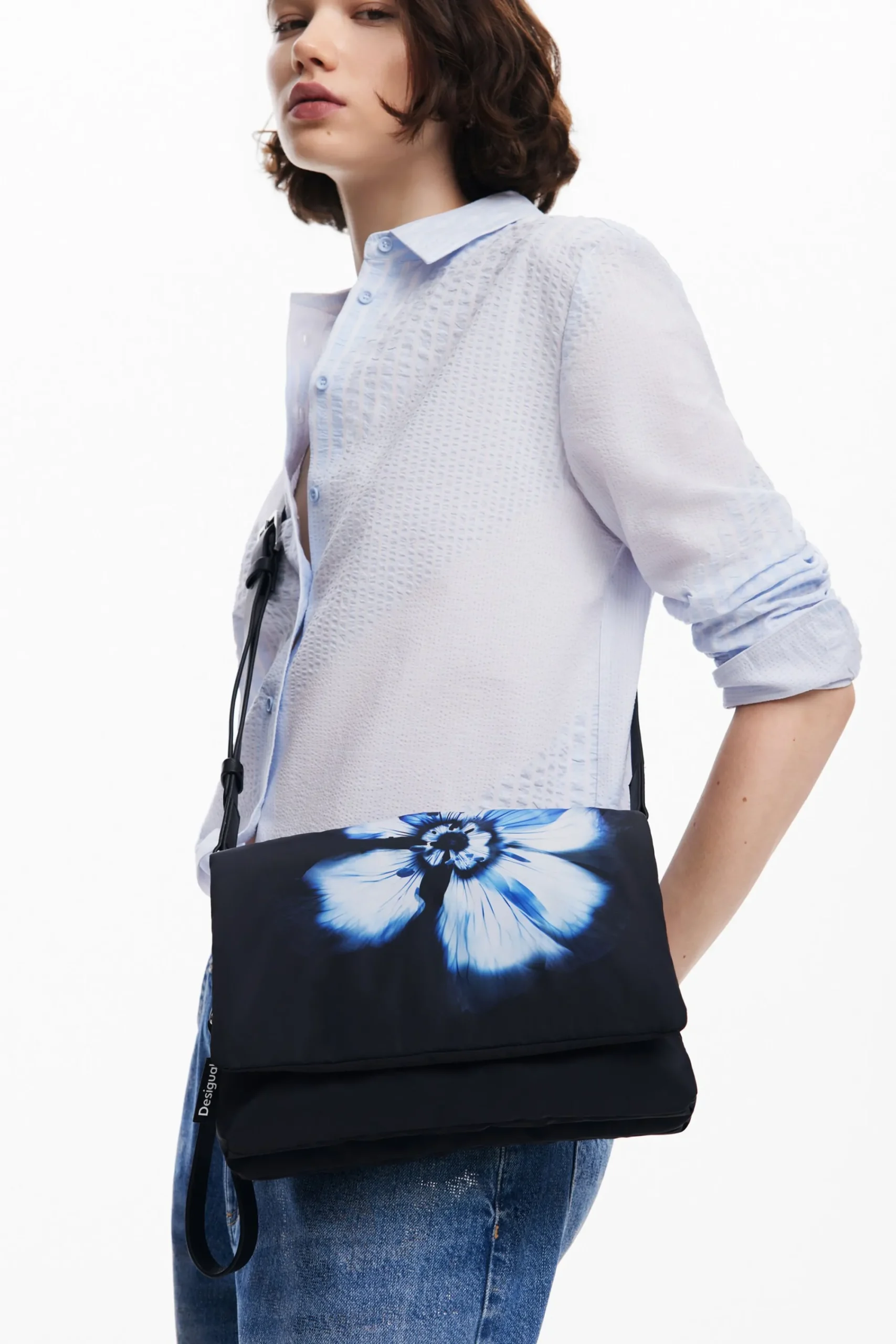 Bolsos|Bolsos Bandolera-Desigual Bandolera flor