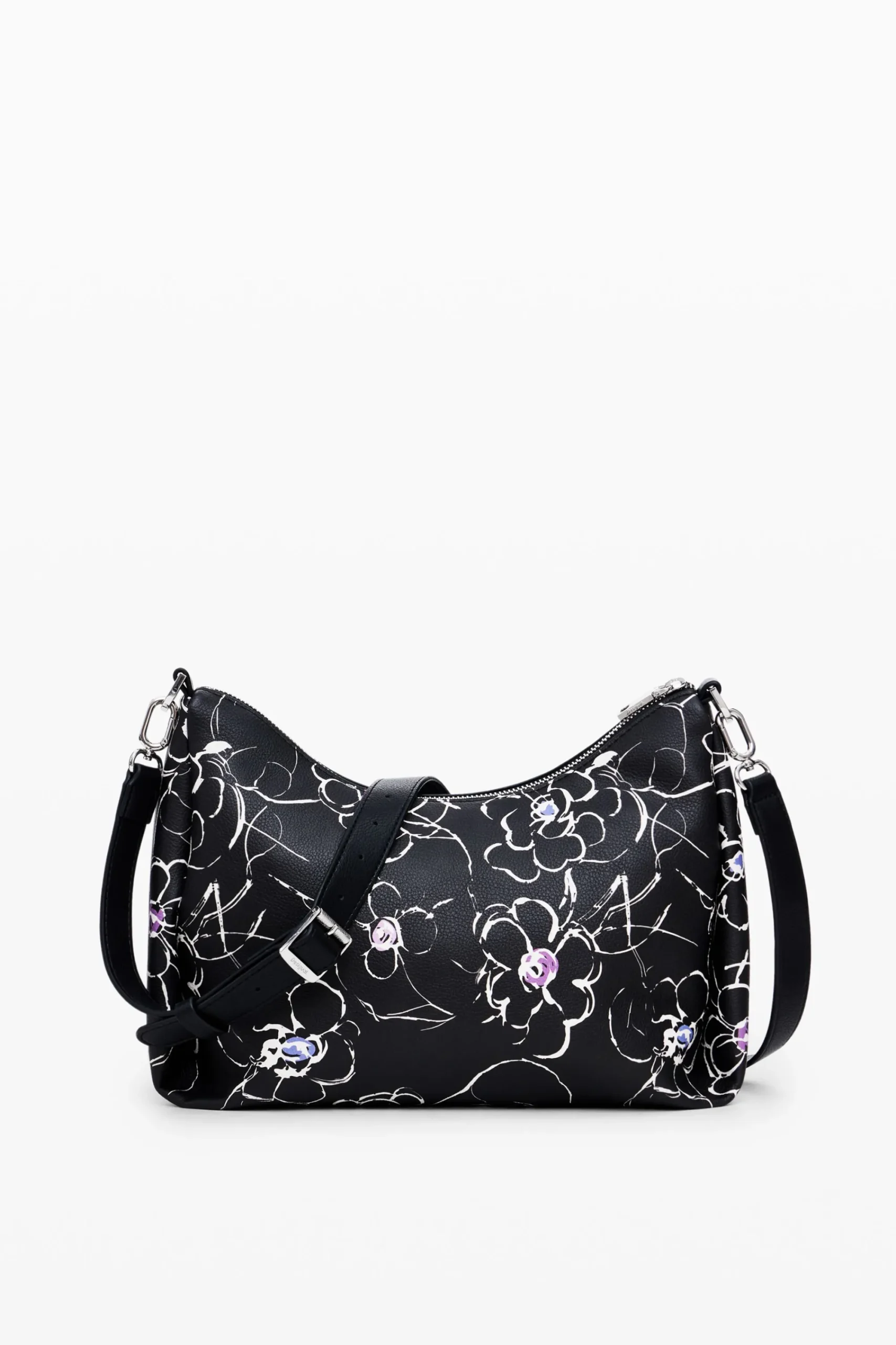 Bolsos-Desigual Bandolera M flores