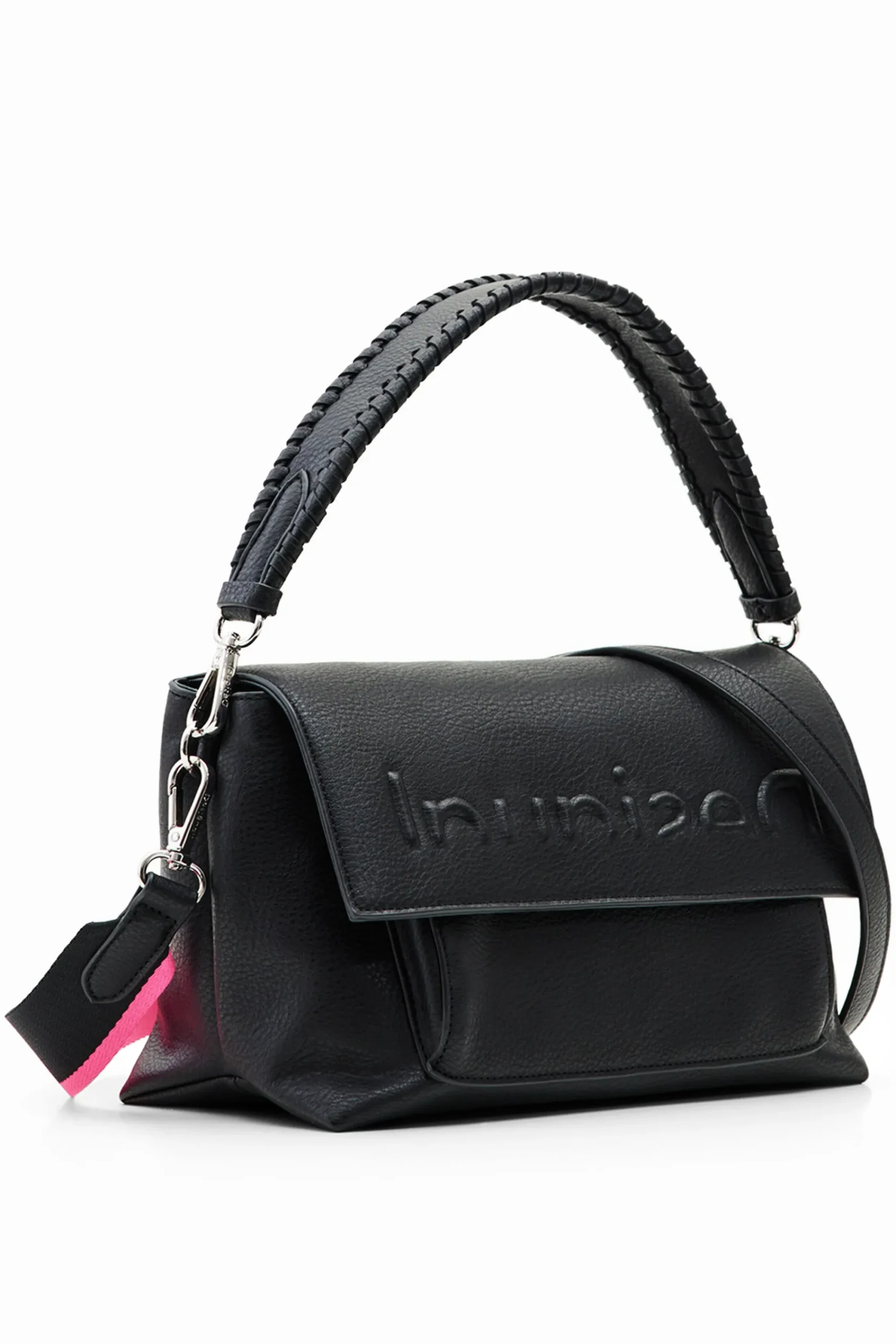 Bolsos|Bolsos Bandolera-Desigual Bandolera mediana half logo