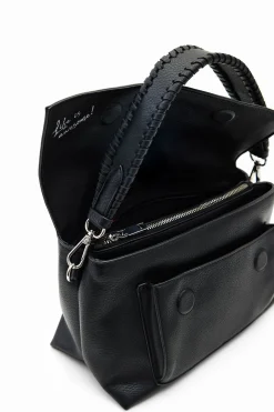 Bolsos|Bolsos Bandolera-Desigual Bandolera mediana half logo