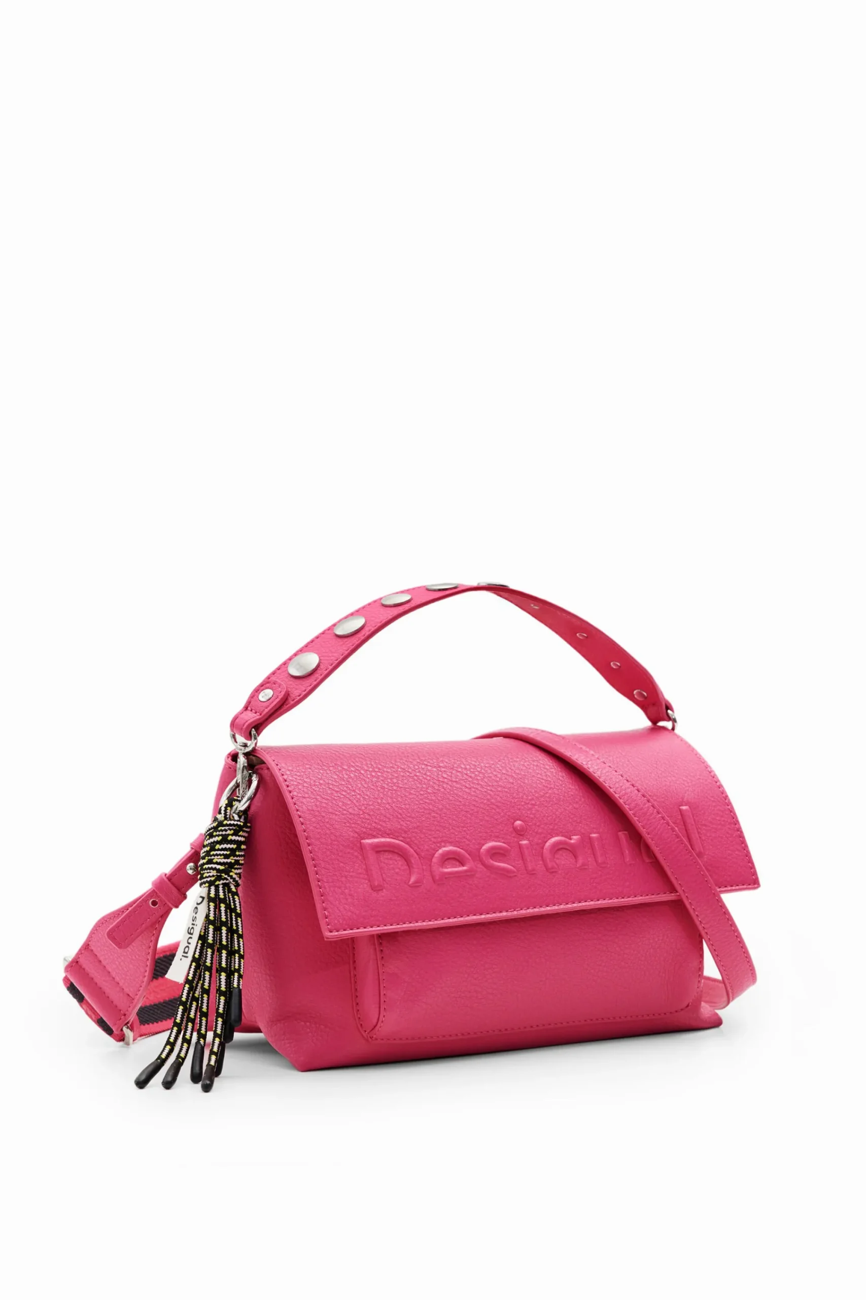 Bolsos-Desigual Bandolera mediana Half logo