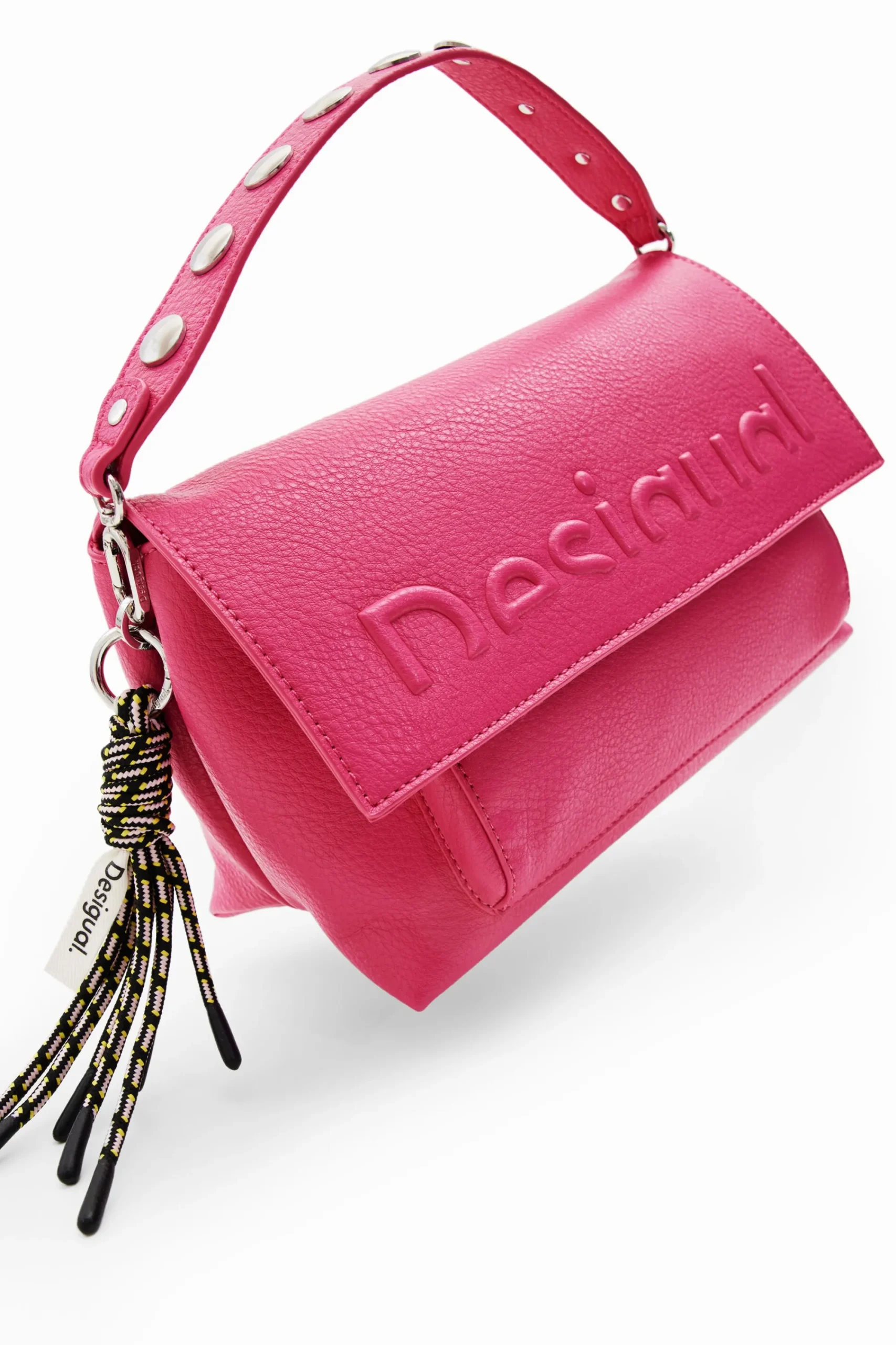Bolsos-Desigual Bandolera mediana Half logo