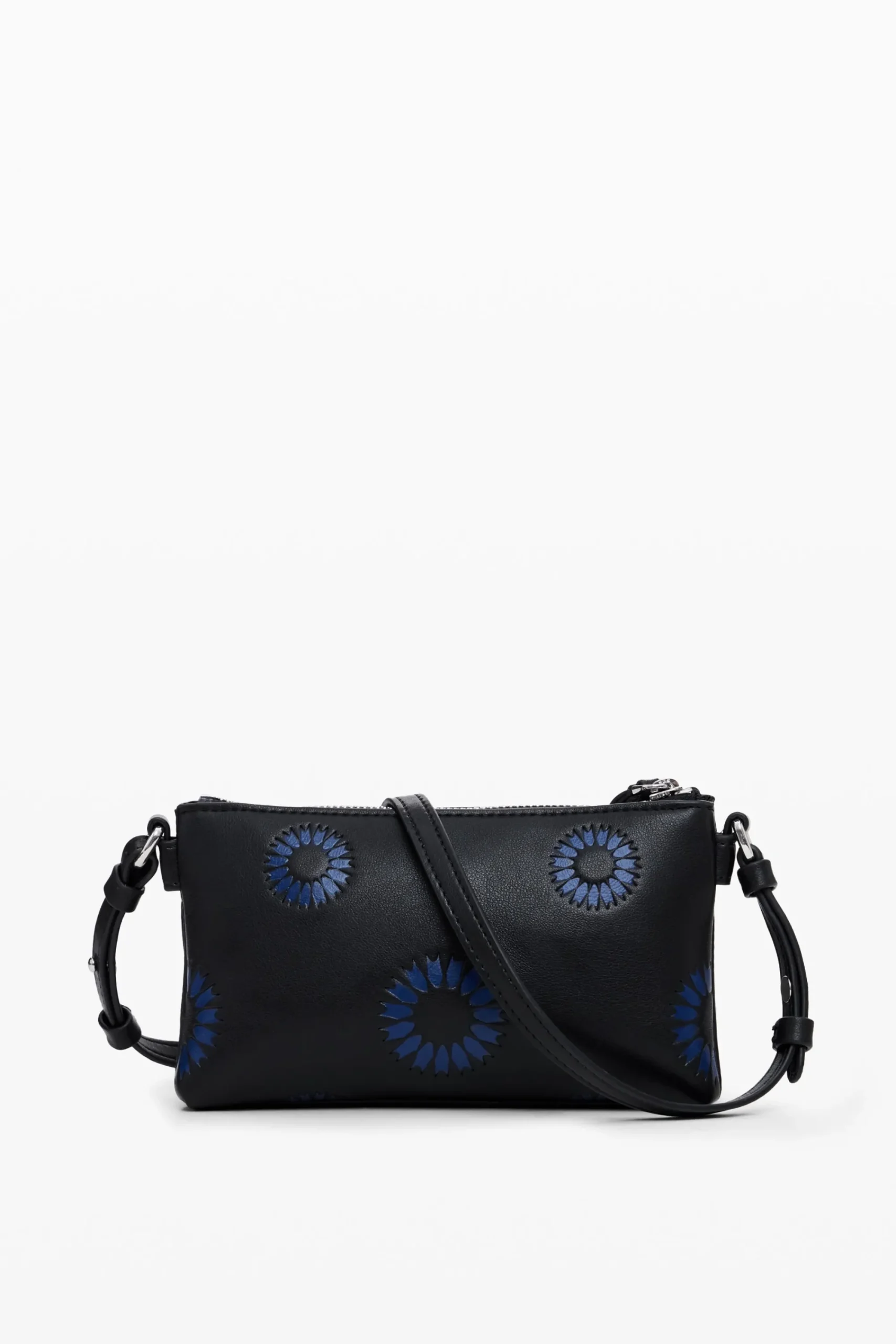 Monederos|Monederos-Desigual Bandolera pequeña girasoles