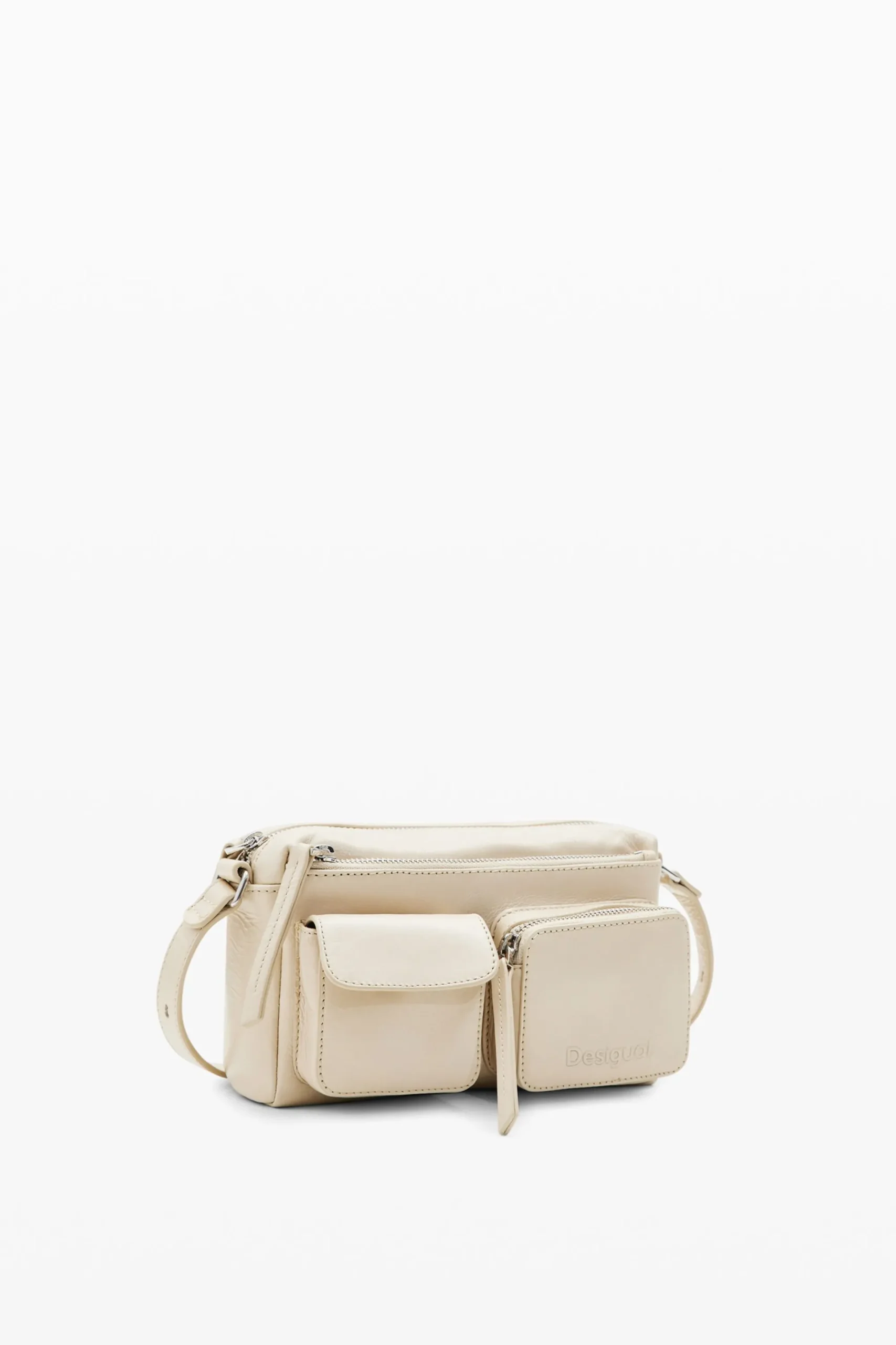 Bolsos|Bolsos De Piel-Desigual Bandolera pequeña piel bolsillos