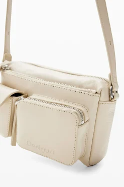 Bolsos|Bolsos De Piel-Desigual Bandolera pequeña piel bolsillos