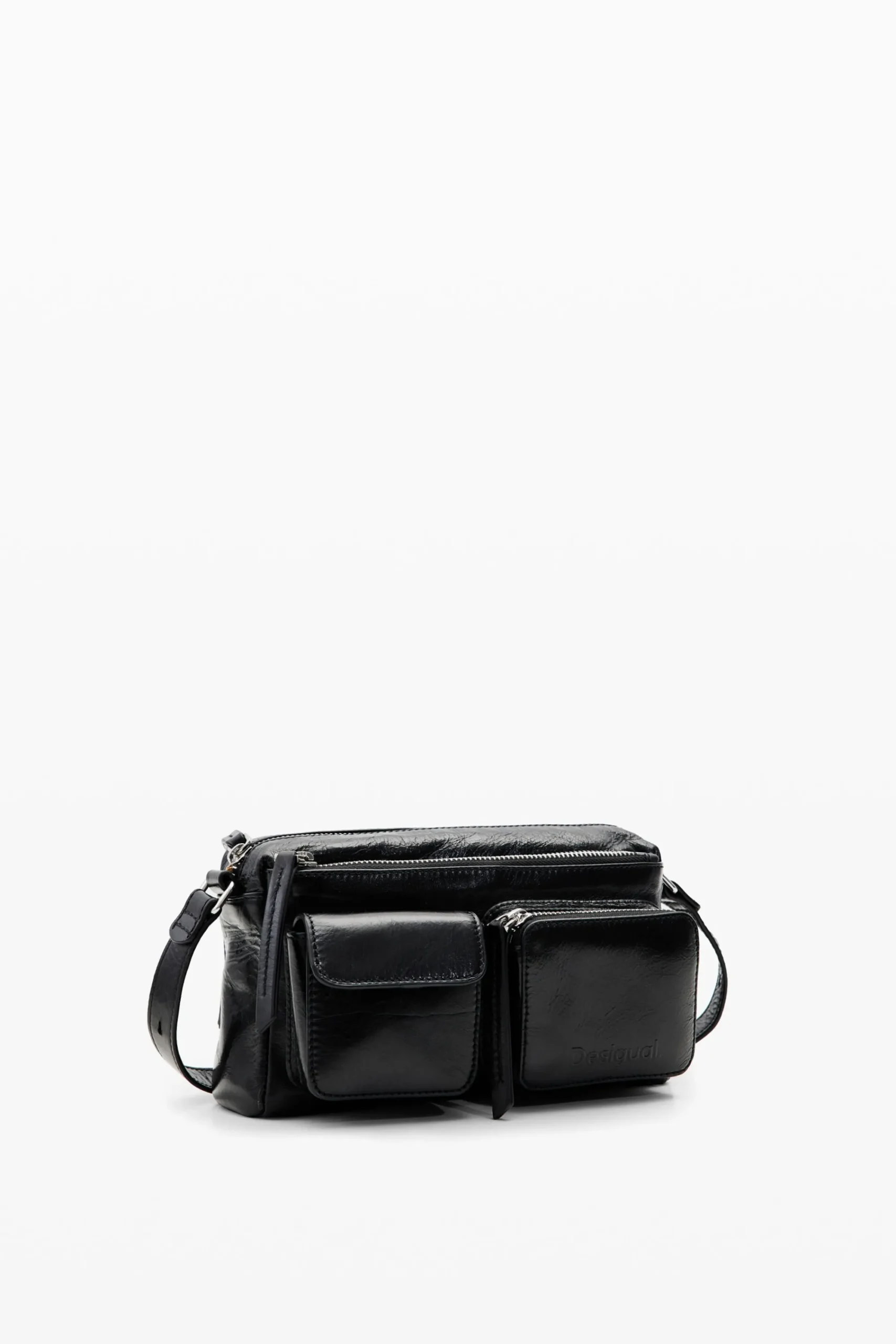 Bolsos|Bolsos De Piel-Desigual Bandolera piel S bolsillos