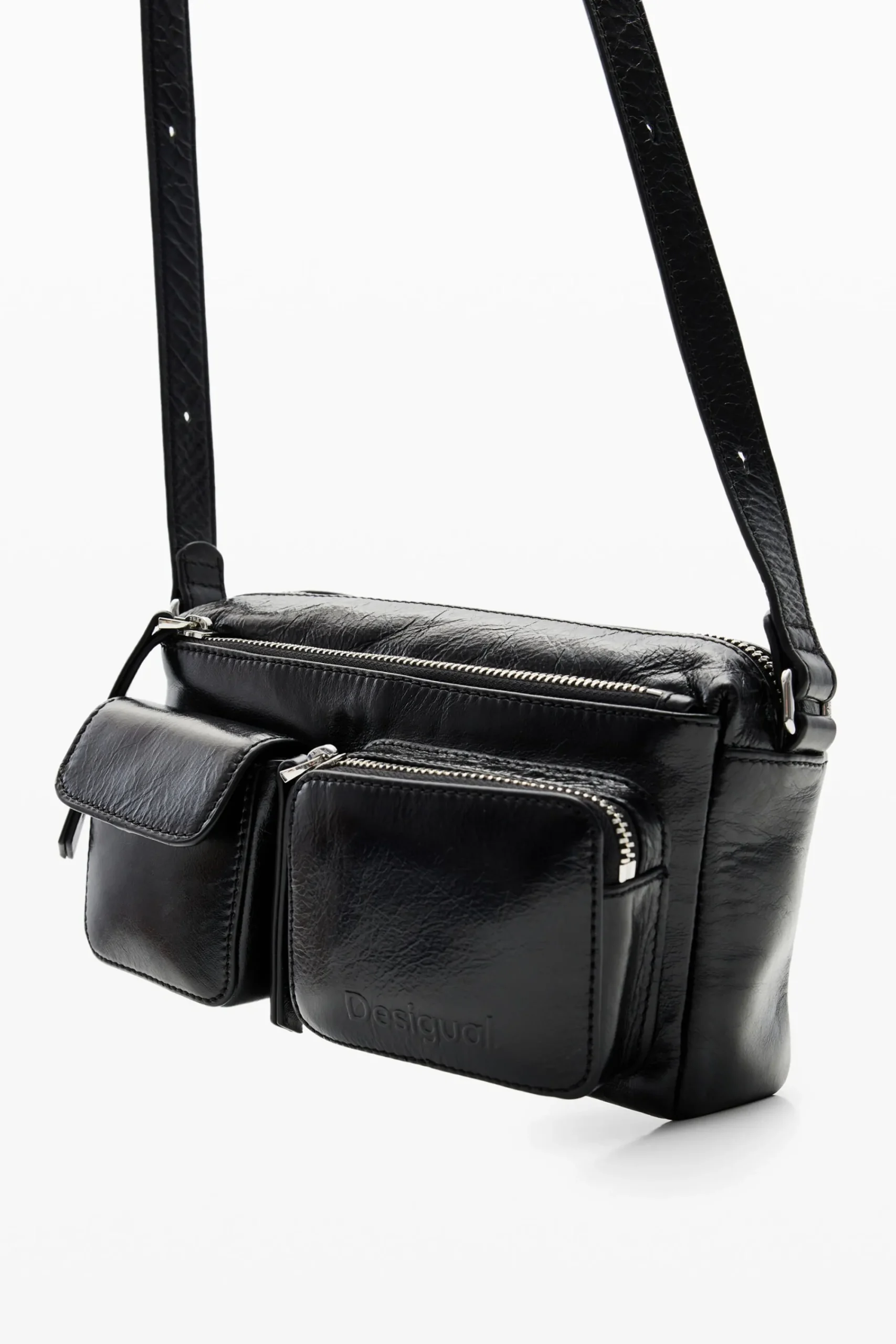 Bolsos|Bolsos De Piel-Desigual Bandolera piel S bolsillos