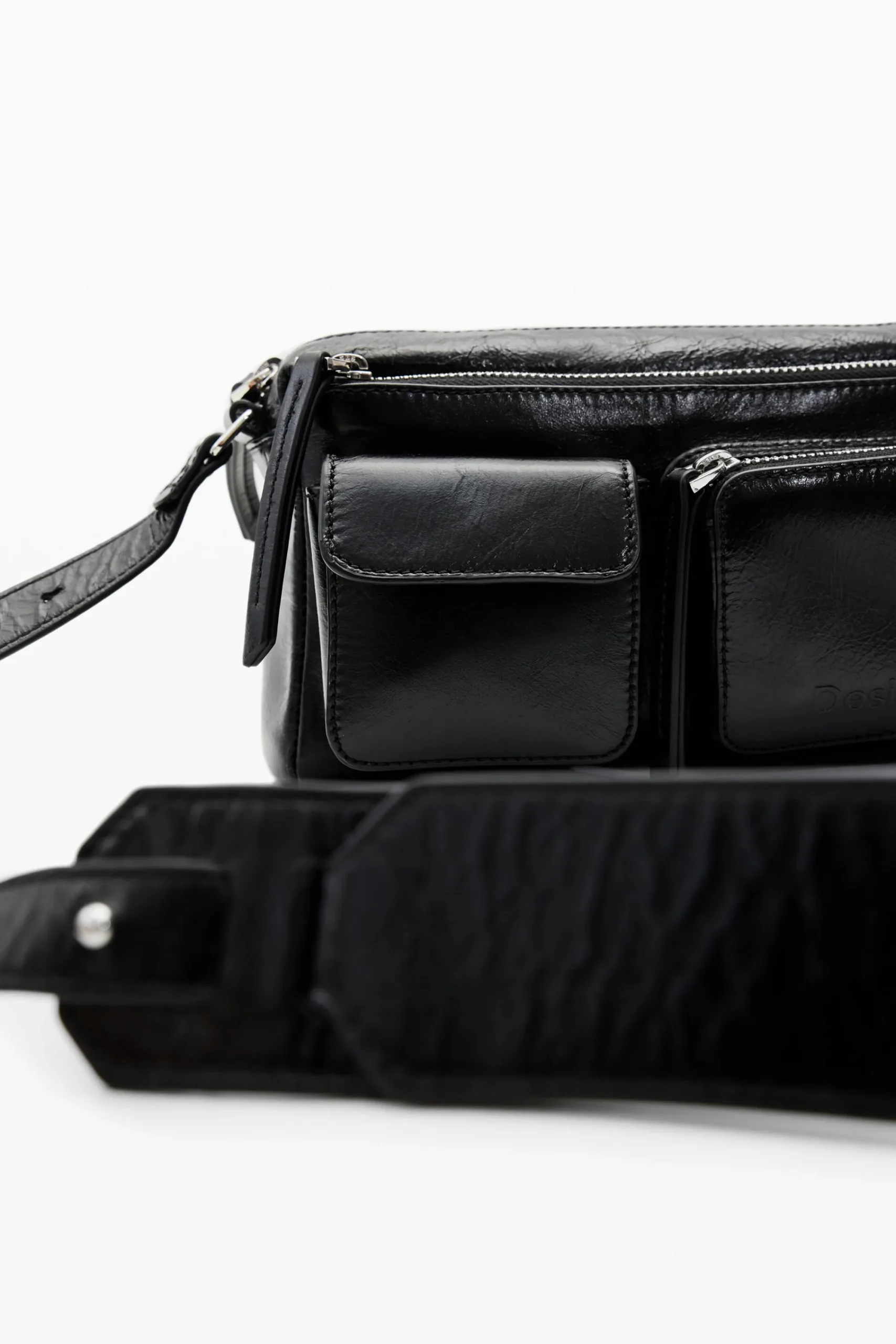 Bolsos|Bolsos De Piel-Desigual Bandolera piel S bolsillos