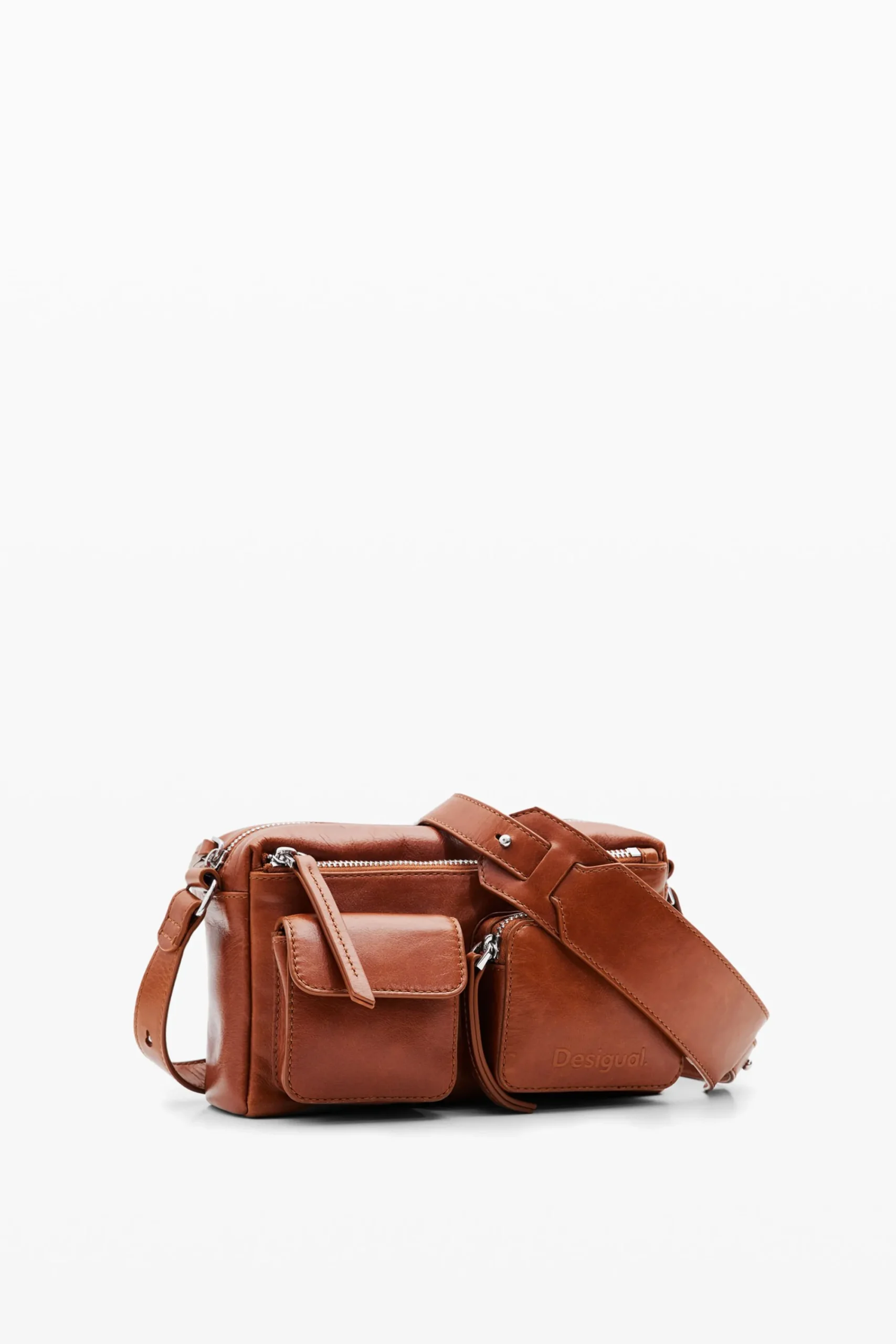 Bolsos|Bolsos De Piel-Desigual Bandolera piel S bolsillos