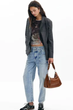 Abrigos Y Chaquetas-Desigual Blazer asimétrica
